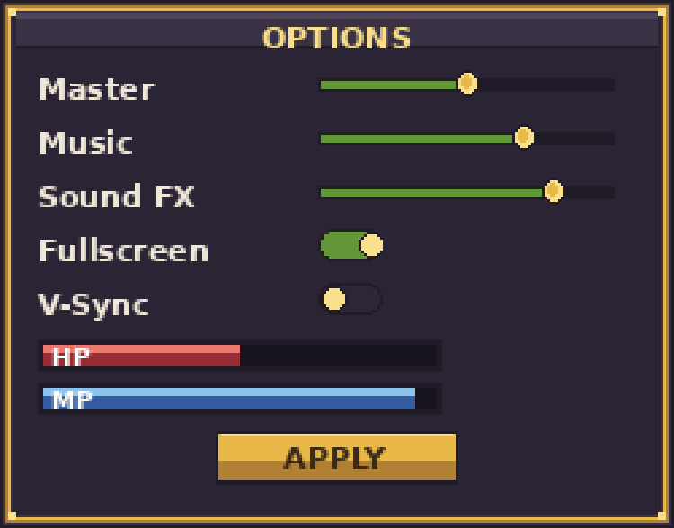 Pixel UI Kit - Fantasy RPG GUI (Panels, Menus, Bars, Icons)