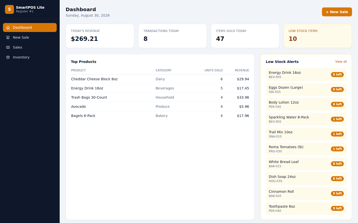 SmartPOS Lite - Laravel Point of Sale System for Retail