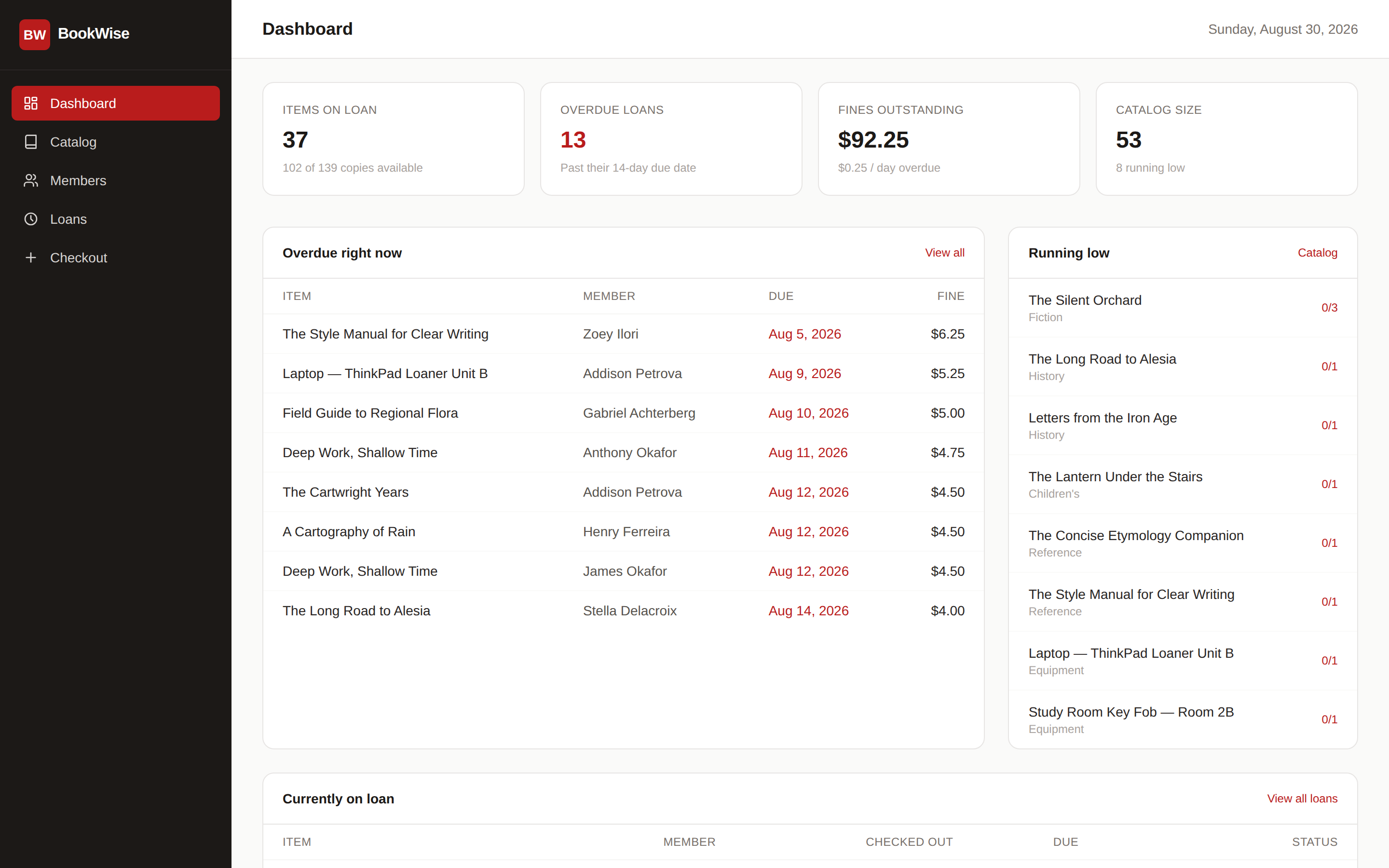 BookWise - Laravel Library Management and Lending System