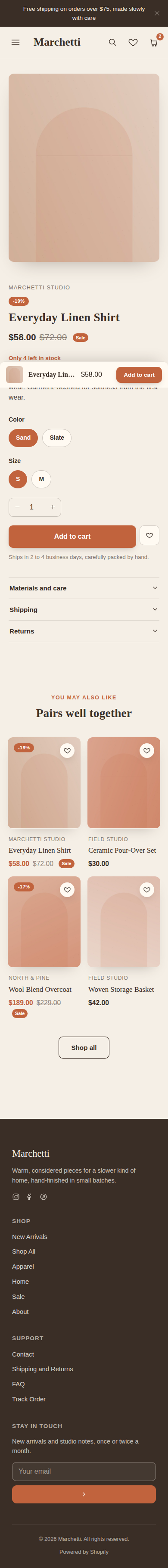 Marchetti mobile product