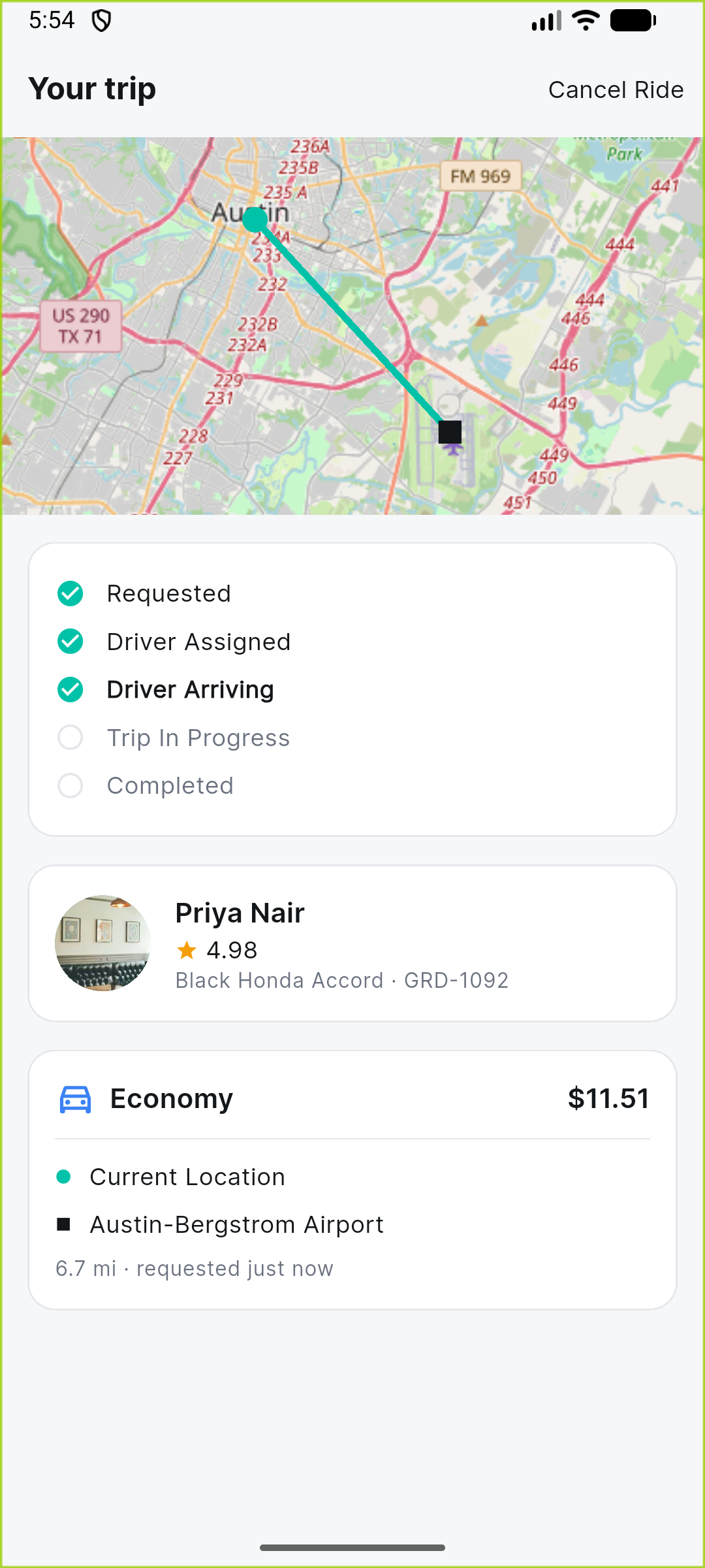 go ride accepted 