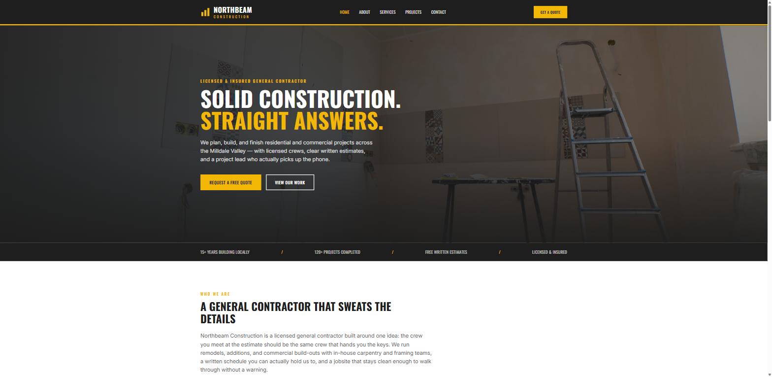 Northbeam home page